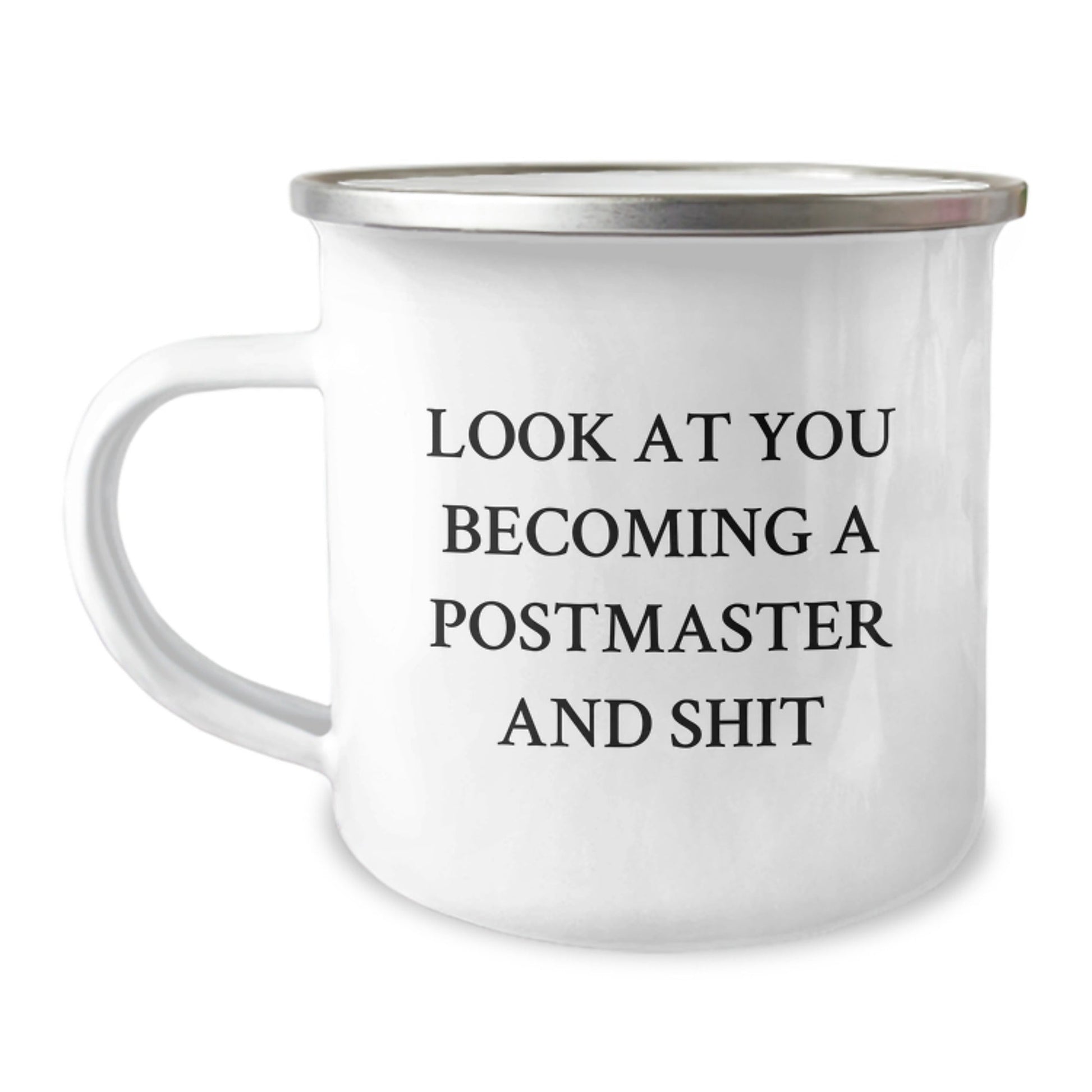 Funny Postmaster Gifts for Men, Unique Camping Mug with Inspirational Quote, Gifts from Friends to Postmaster on Christmas - The Buy Boom