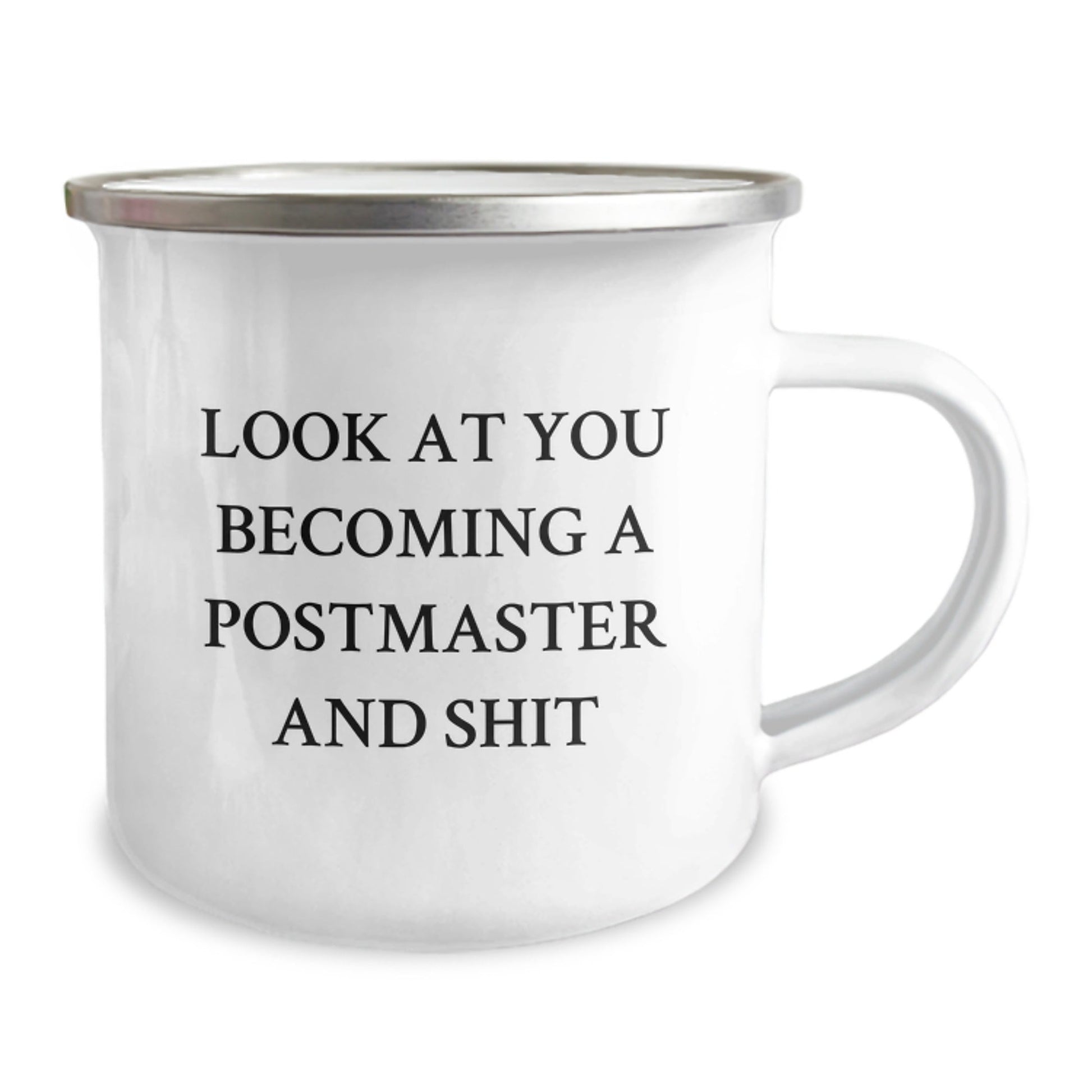 Funny Postmaster Gifts for Men, Unique Camping Mug with Inspirational Quote, Gifts from Friends to Postmaster on Christmas - The Buy Boom