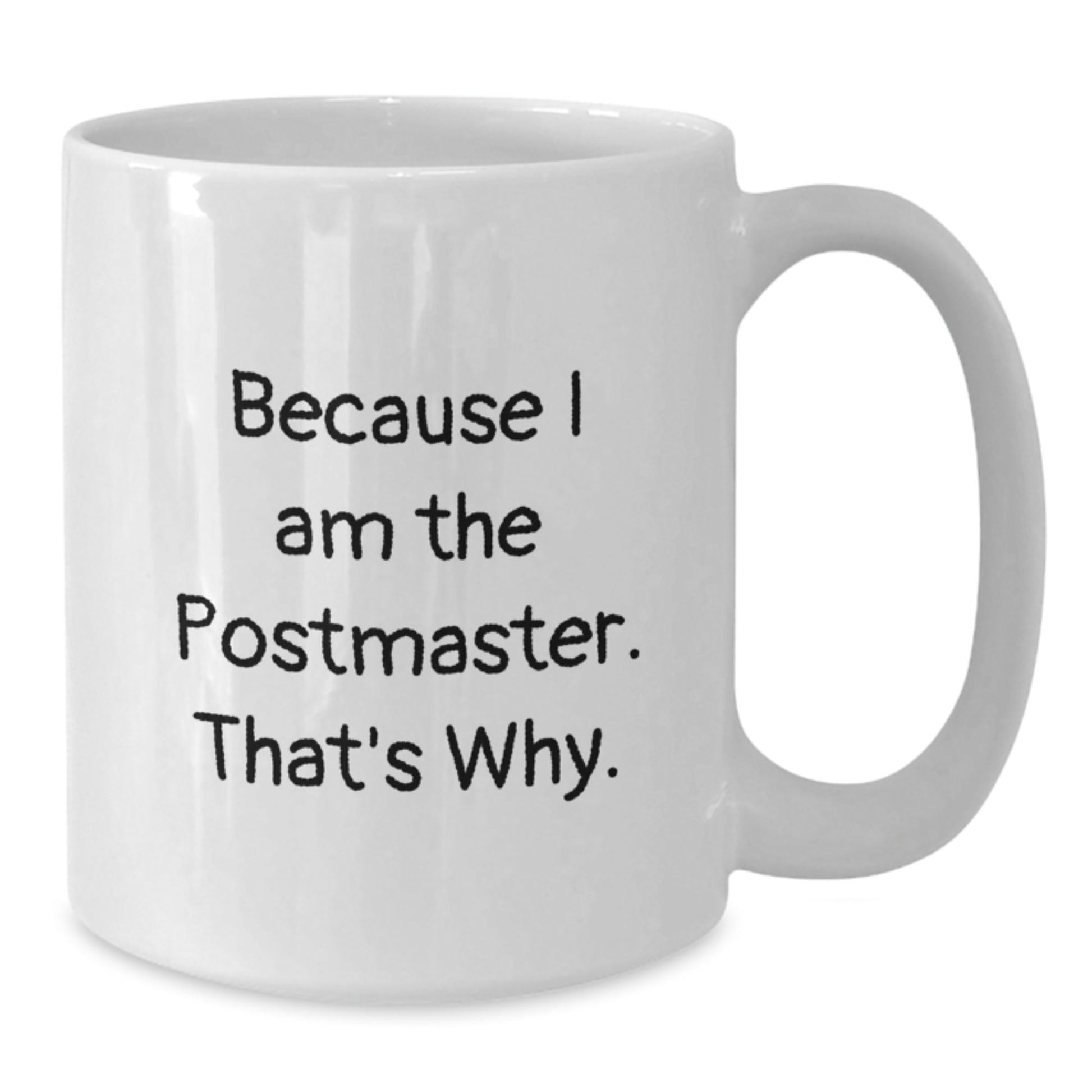 Funny Postmaster Gifts for Men Women Friends Coworkers, White Coffee Mug with Inspirational Quote, Unique Christmas Unique Gifts from Postmaster Enthusiasts - The Buy Boom