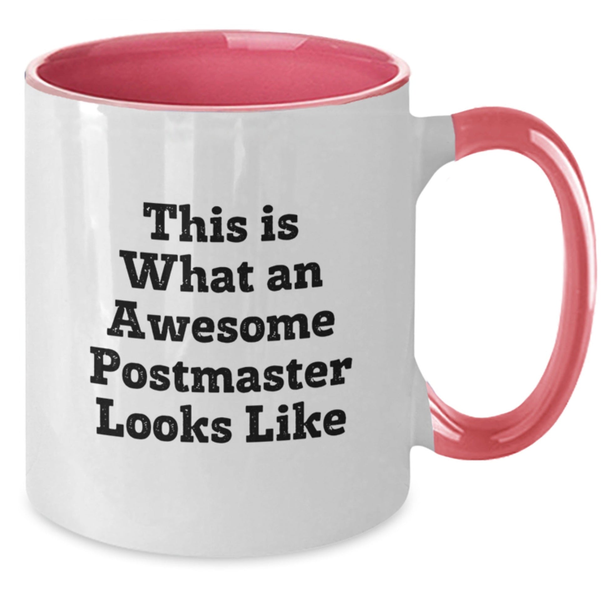 Funny Postmaster Gifts from Friends, Unique Two Tone Coffee Mugs for Graduation, 'This Is What An Awesome Postmaster Looks Like' Quote, Gifts for Postmaster, Postmaster Appreciation - The Buy Boom