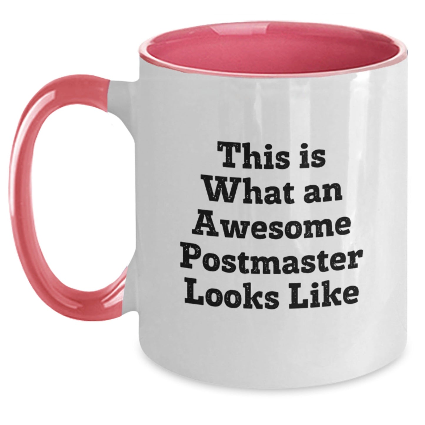 Funny Postmaster Gifts from Friends, Unique Two Tone Coffee Mugs for Graduation, 'This Is What An Awesome Postmaster Looks Like' Quote, Gifts for Postmaster, Postmaster Appreciation - The Buy Boom