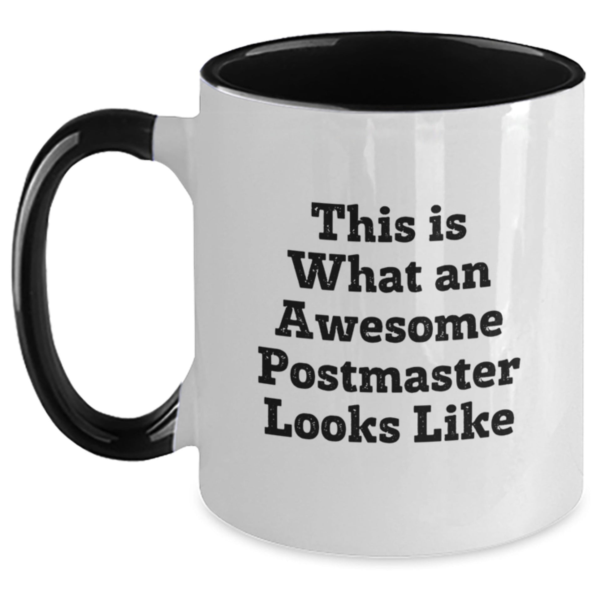 Funny Postmaster Gifts from Friends, Unique Two Tone Coffee Mugs for Graduation, 'This Is What An Awesome Postmaster Looks Like' Quote, Gifts for Postmaster, Postmaster Appreciation - The Buy Boom