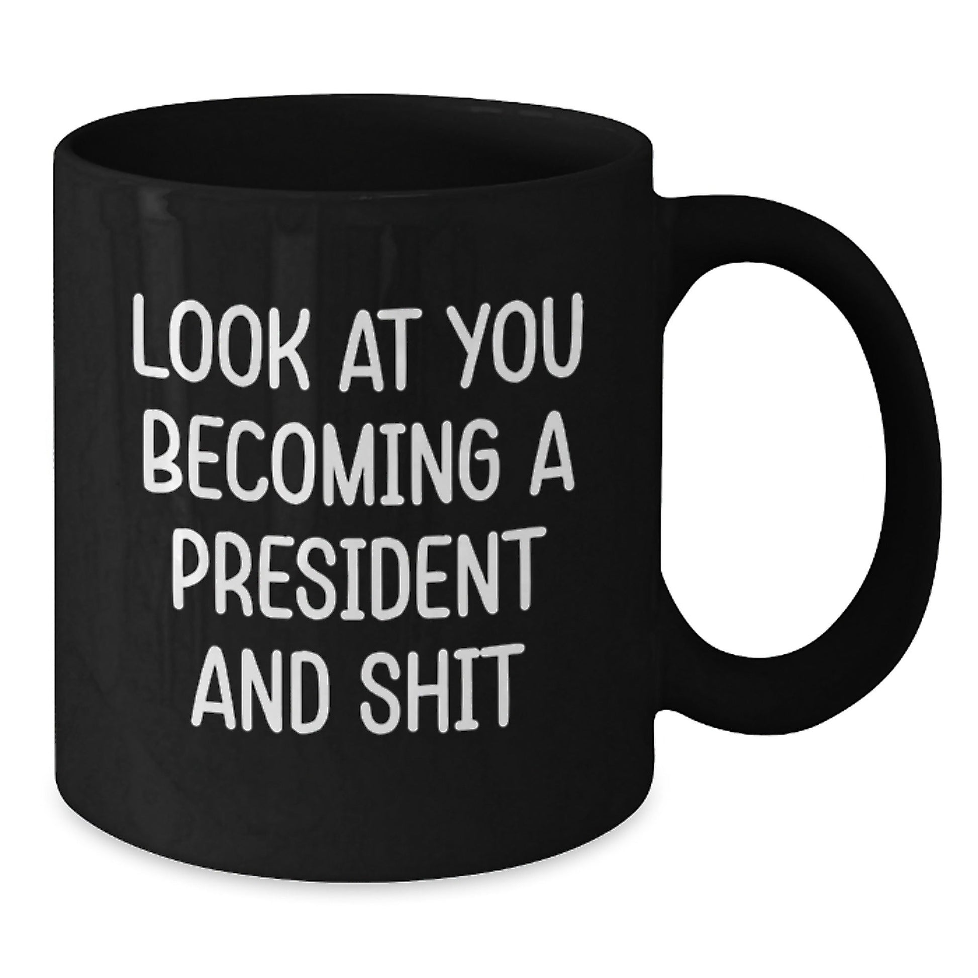 Funny President Gifts from Family for Men Black Coffee Mug - Unique Christmas Unique Christmas Unique Gifts for President - The Buy Boom