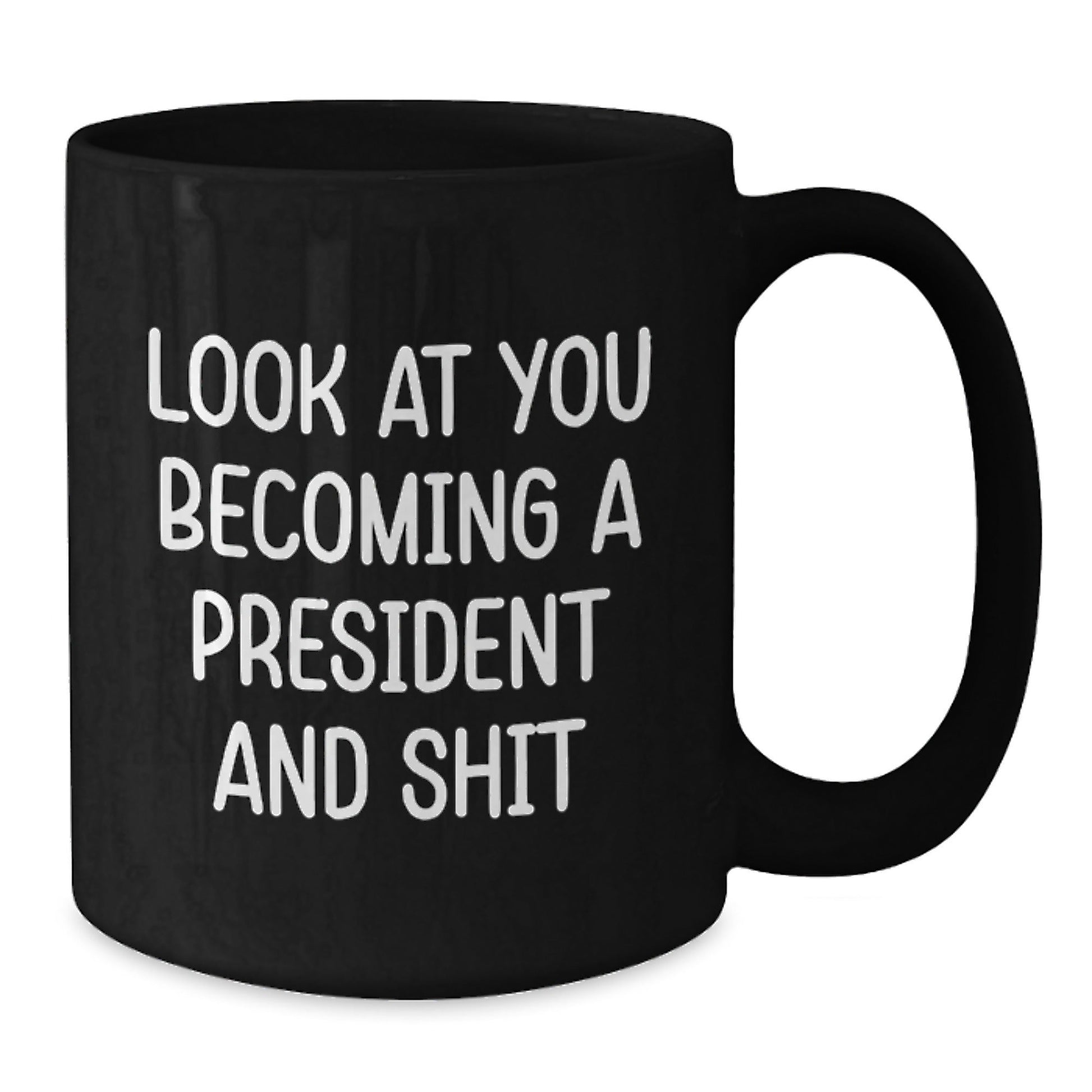 Funny President Gifts from Family for Men Black Coffee Mug - Unique Christmas Unique Christmas Unique Gifts for President - The Buy Boom