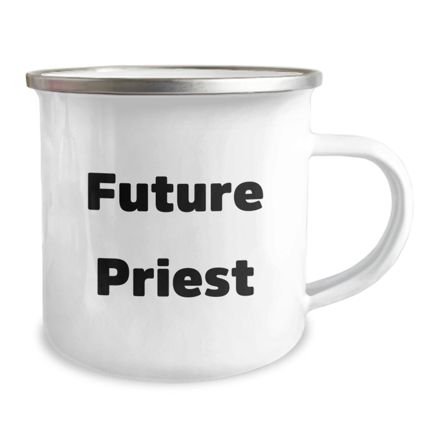 Funny Priest Future Gifts from Men Friends Coworkers to Priest Men Friends Coworkers Camping Mug for Christmas Unique Gifts - The Buy Boom