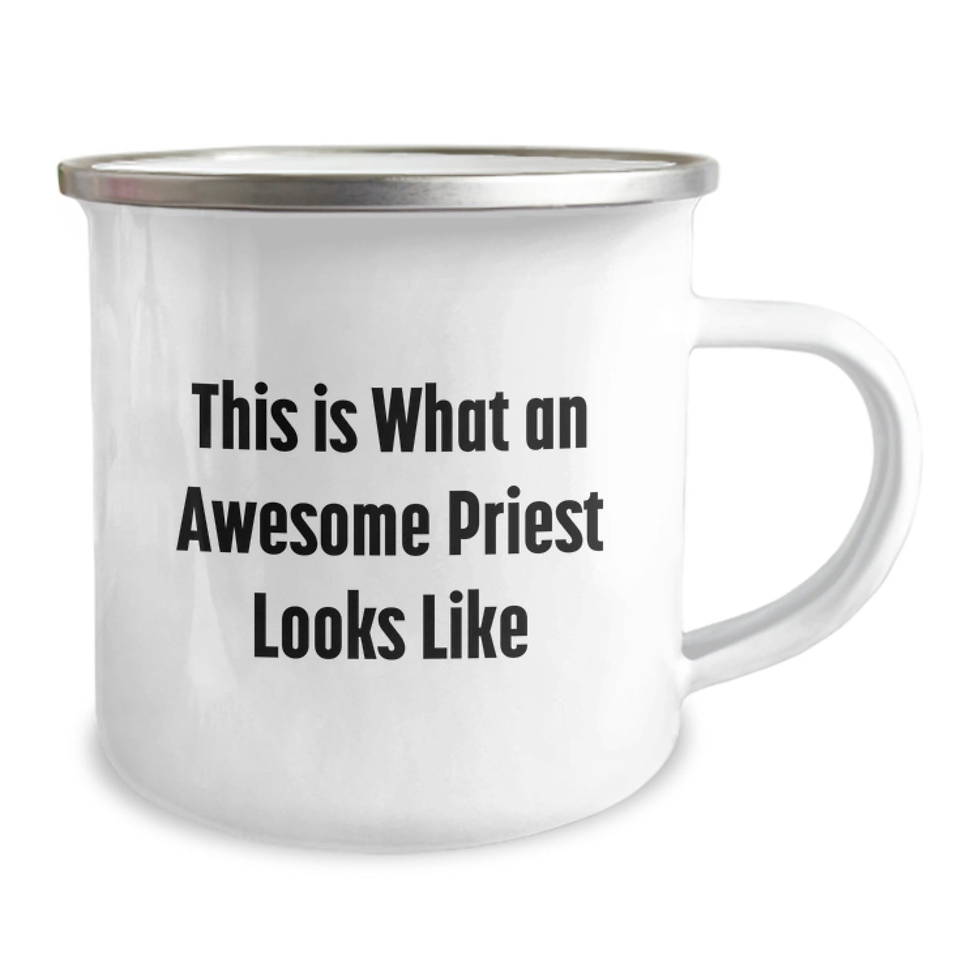 Funny Priest Gifts for Men from Family - This Is What An Awesome Priest Looks Like Camping Mug for Graduation - The Buy Boom