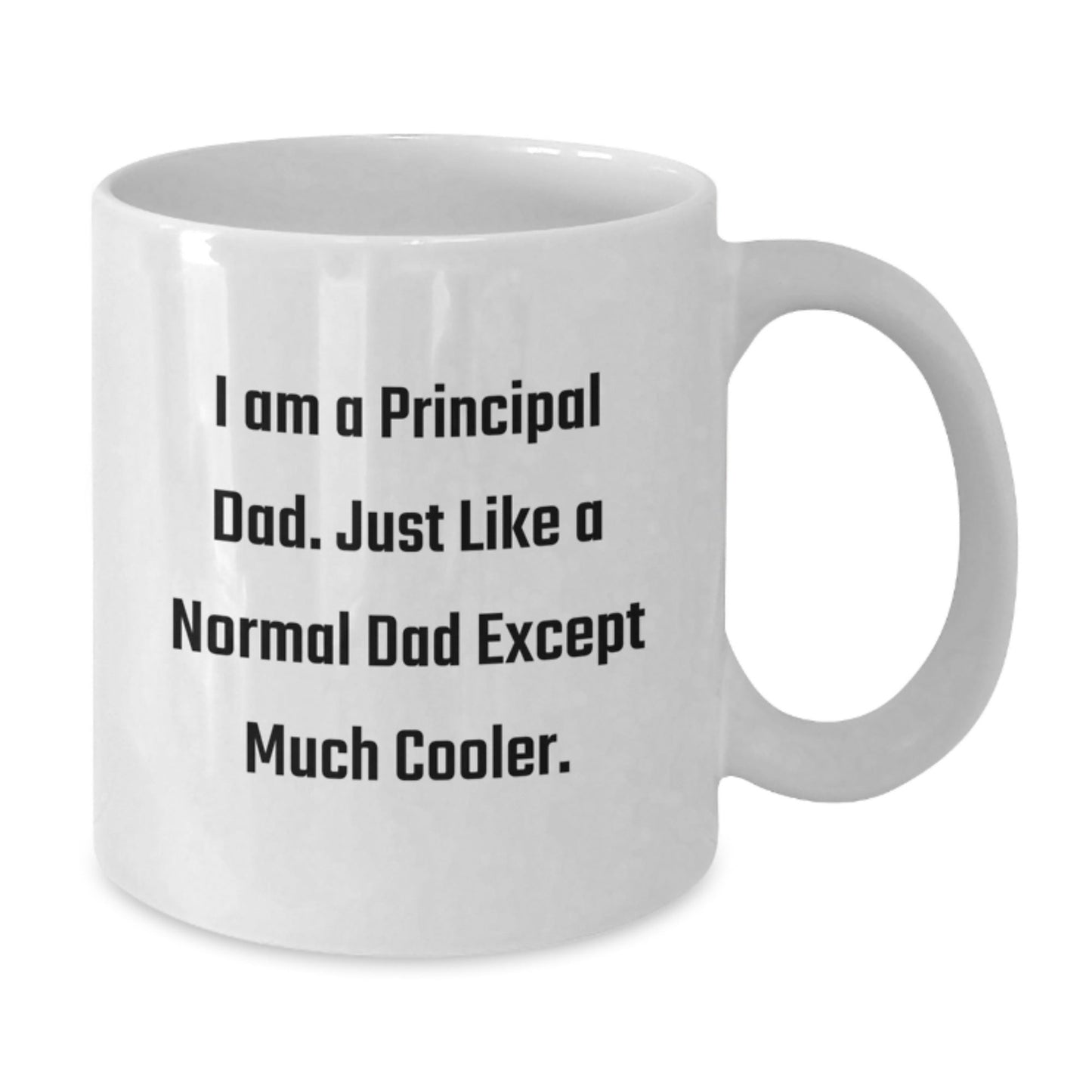 Funny Principal Dad Gifts from Family for Christmas Unique Principal White Coffee Mug - The Buy Boom
