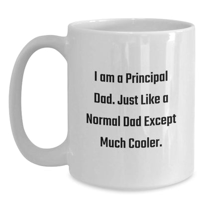 Funny Principal Dad Gifts from Family for Christmas Unique Principal White Coffee Mug - The Buy Boom