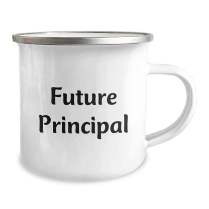 Funny Principal Gifts for Men from Friends - Christmas Unique Principal Mug - Future Principal Camping Coffee Mug - The Buy Boom