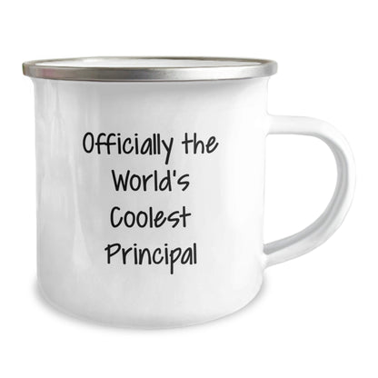 Funny Principal Gifts for Men - Officially The World's Coolest Principal Camping Mug for Christmas Unique Gifts from Friends - The Buy Boom