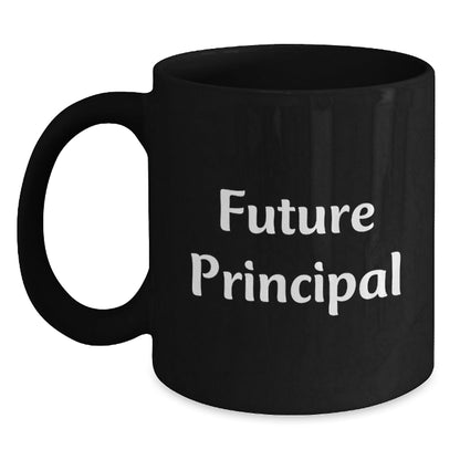 Funny Principal Gifts from Family, Inspirational Quotes for Principal, Black Coffee Mug for Christmas Unique Gifts - The Buy Boom