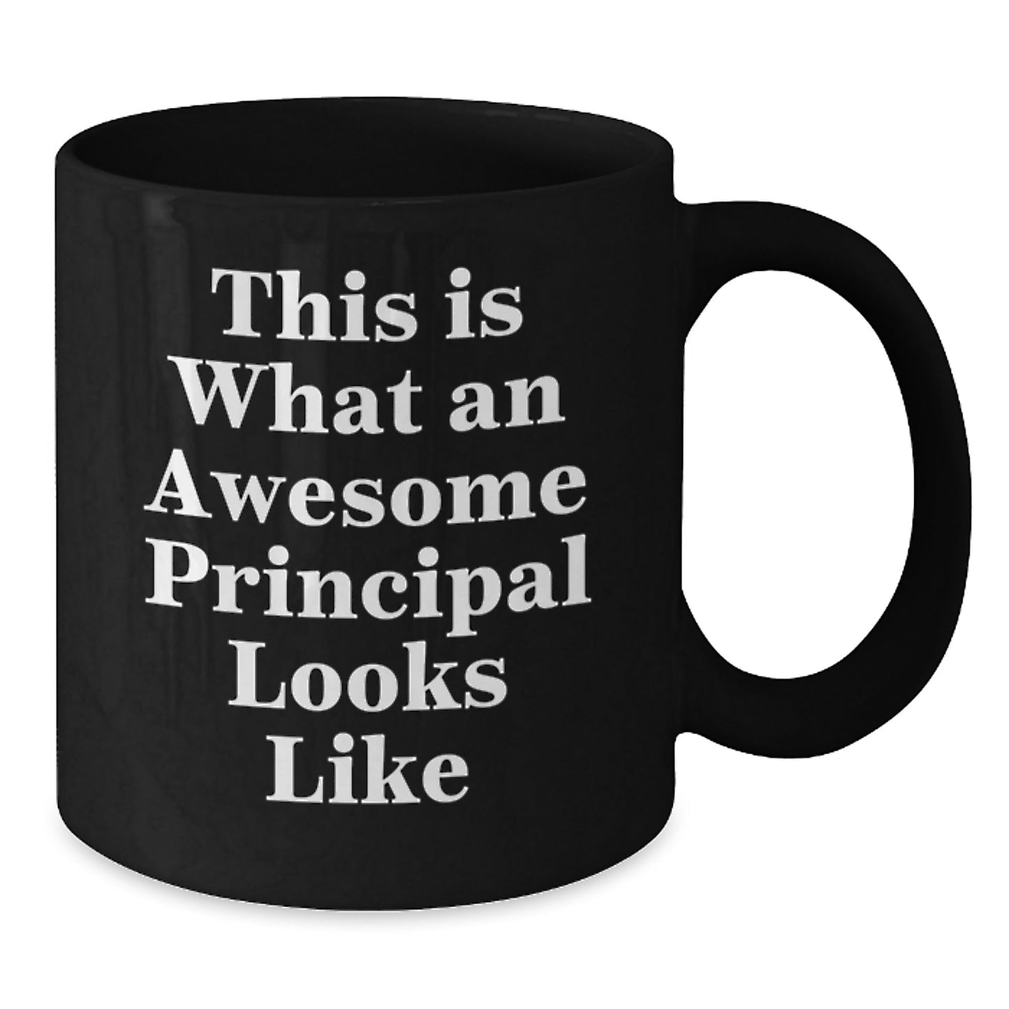 Funny Principal Gifts from Friends, Inspirational Quote on Black Coffee Mug for Graduation Unique Gifts - The Buy Boom