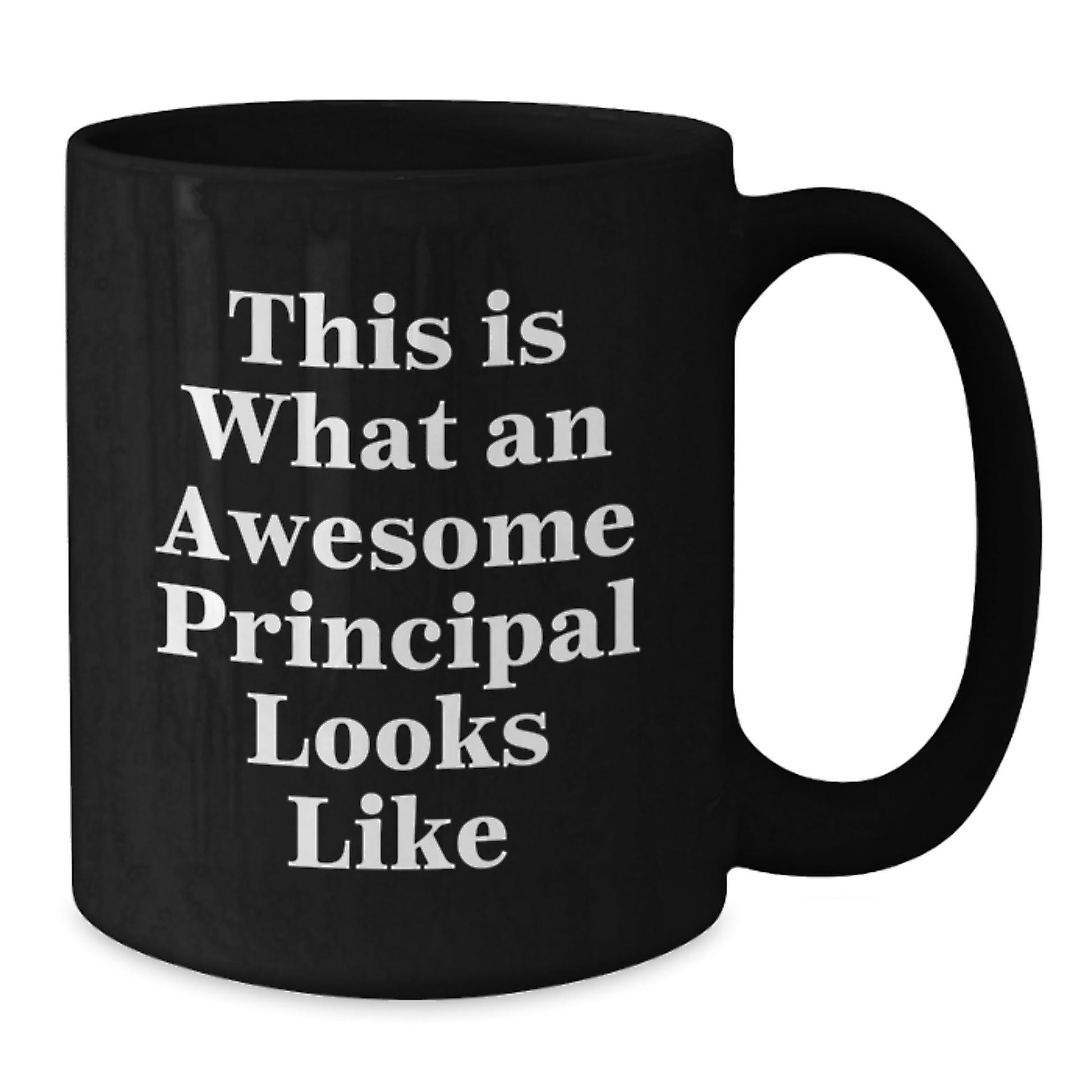 Funny Principal Gifts from Friends, Inspirational Quote on Black Coffee Mug for Graduation Unique Gifts - The Buy Boom