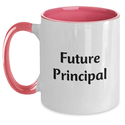 Funny Principal Gifts from Men, Unique Christmas Unique Gifts for Principal, Two Tone Coffee Mug with Inspirational Quote - 'You'll Be a Great Principal One Day!' - The Buy Boom