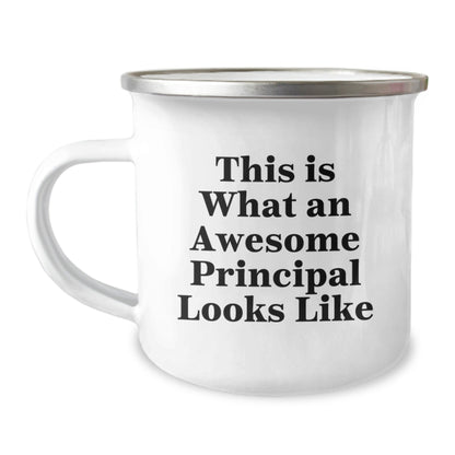 Funny Principal Gifts - This Is What An Awesome Principal Looks Like, Camping Mug for Graduation, Gifts from Family to Principal - The Buy Boom