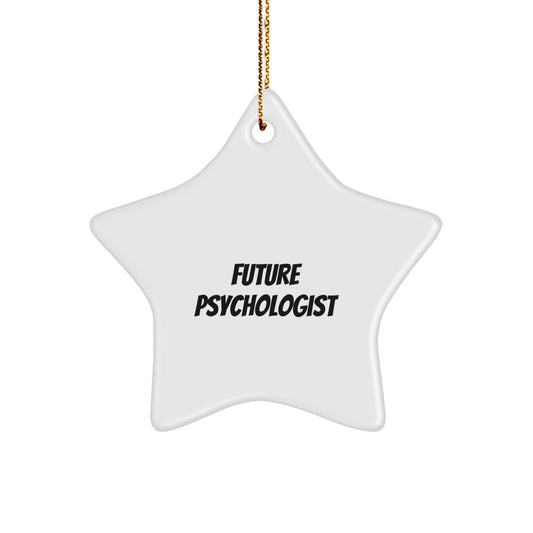 Funny Psychologist Gifts from Friends for Future Psychologists - Star Ornament with Inspirational Quote - Christmas Unique Gifts - The Buy Boom