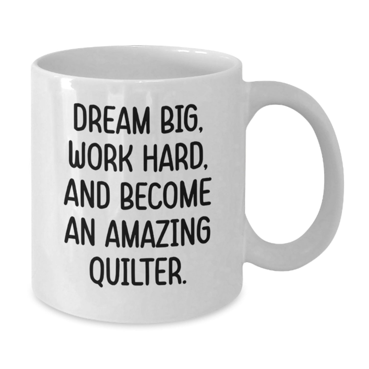 Funny Quilter Gifts for Men or Women - White Coffee Mug with Inspirational Quote - Gifts from Friends to Family for Christmas - The Buy Boom