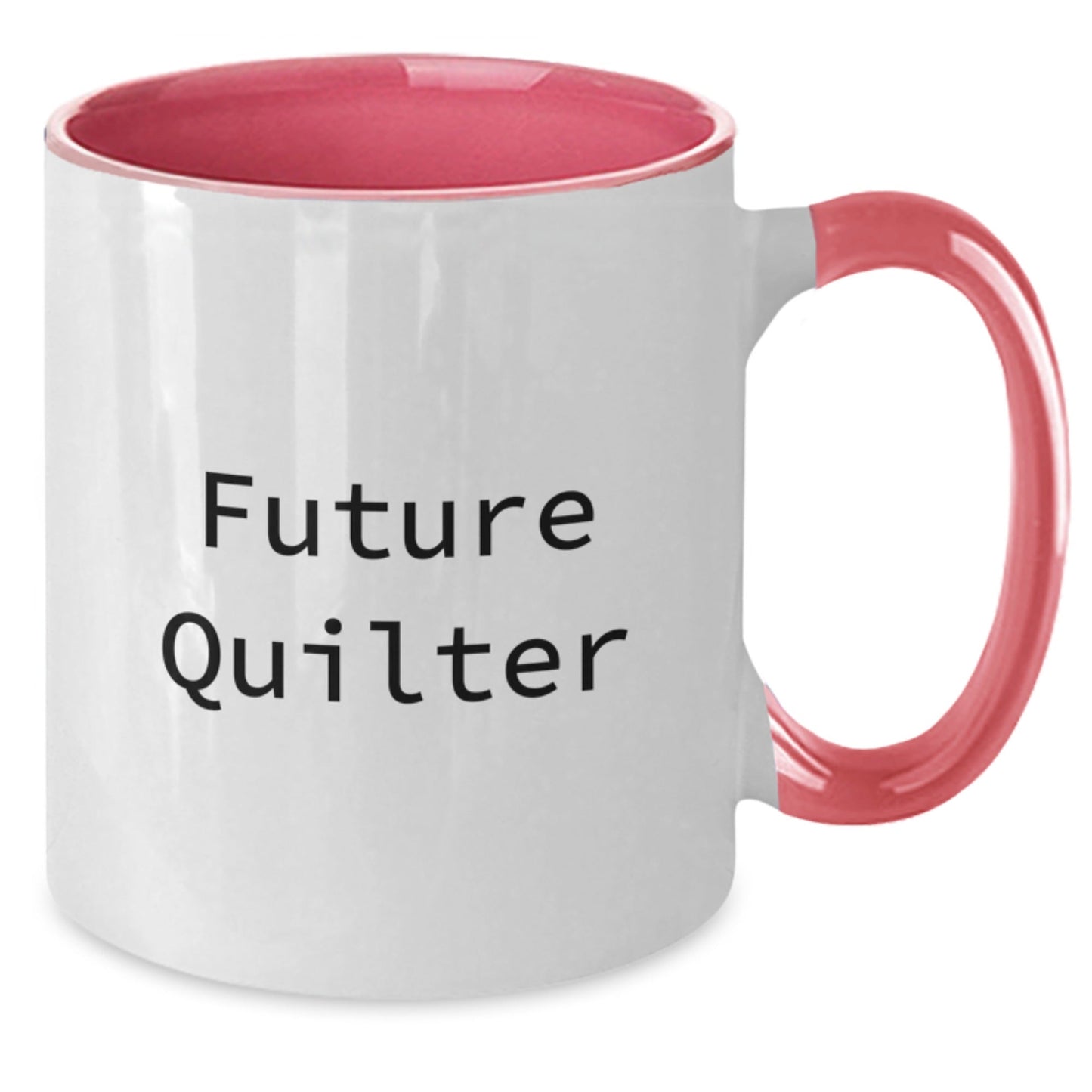 Funny Quilter Gifts from Family and Friends, Two Tone Coffee Mug for Future Quilter, Christmas Unique Idea - The Buy Boom