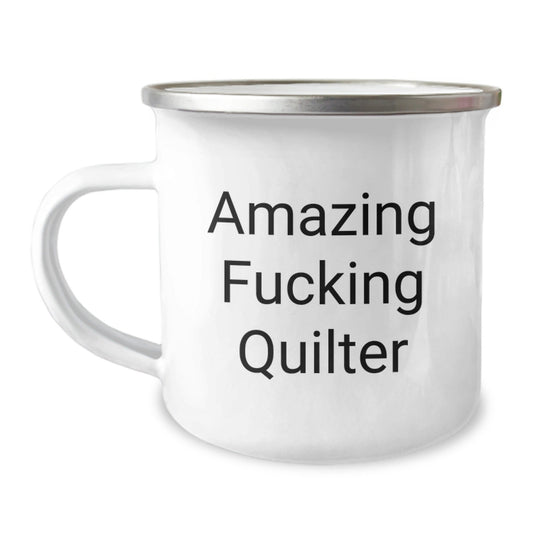 Funny Quilter Gifts from Friends to Quilter - Amazing Quilter Camping Mug, Birthday Unique Gifts, Quilter's Humor - The Buy Boom