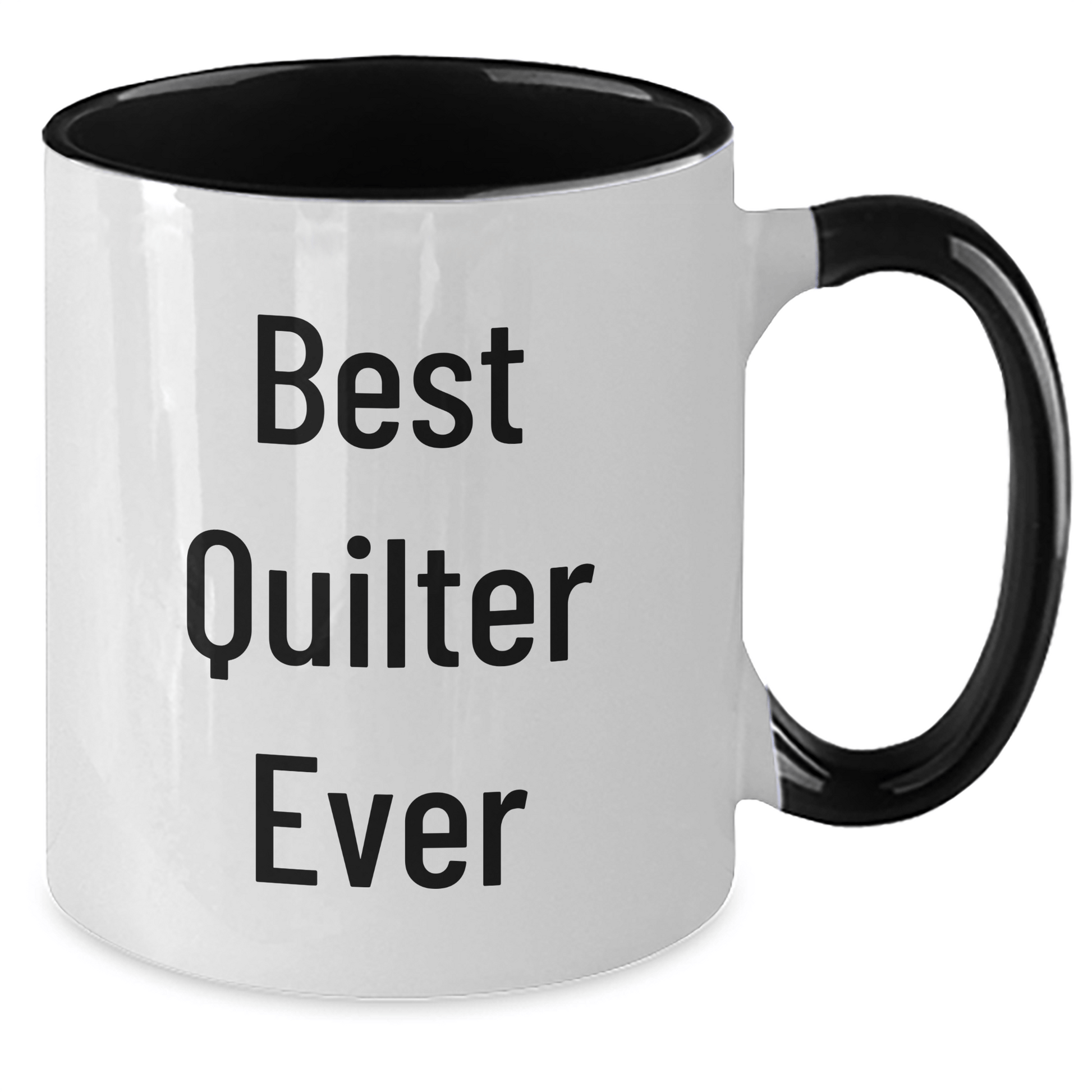 Funny Quilter Gifts from Men to Best Quilter Ever, Two Tone Coffee Mug for Father's Day - The Buy Boom