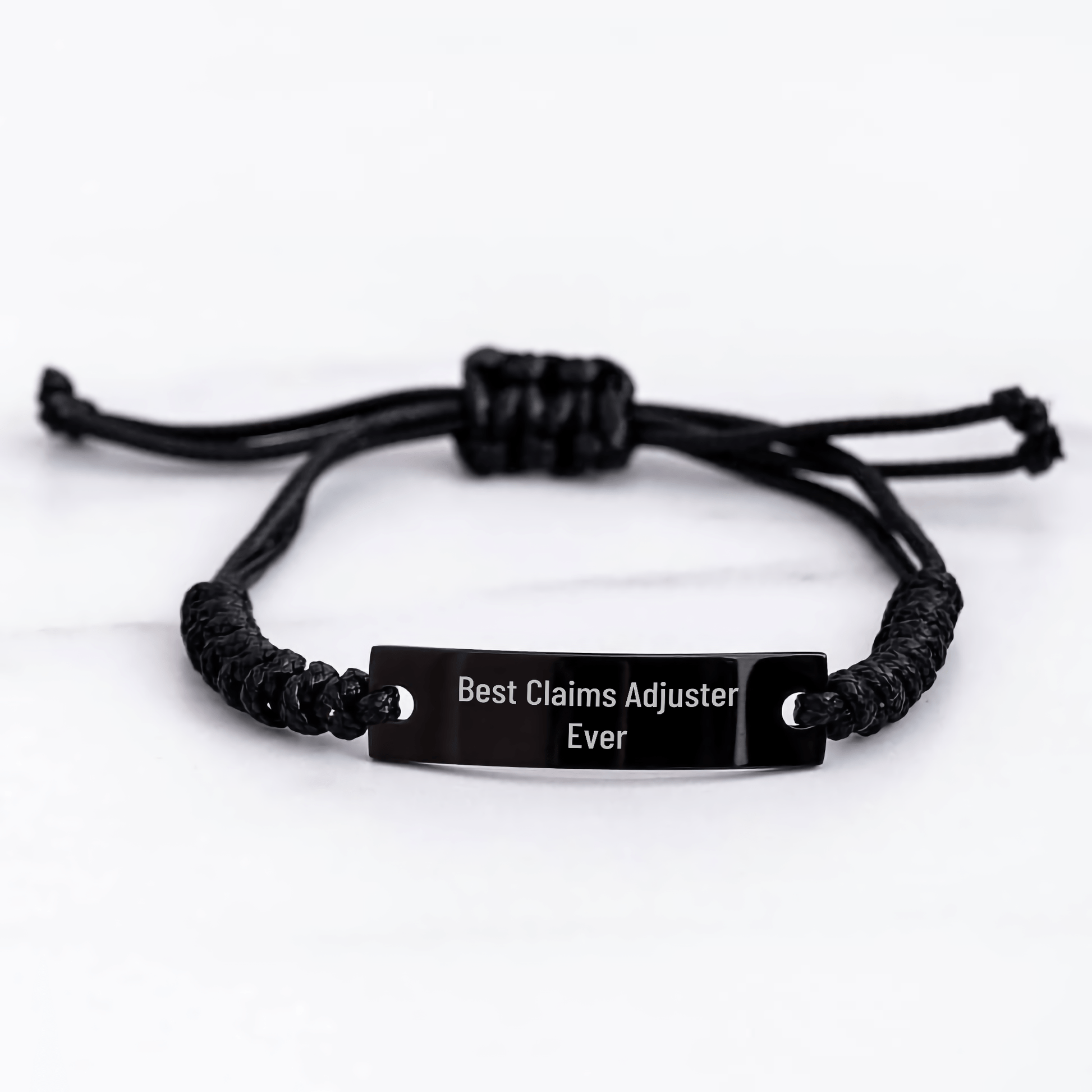 Funny Quote Claims Adjuster Rope Bracelet Gifts from Friends to Graduation Recipients, Best Claims Adjuster Ever, Adjustable Rope Jewelry - The Buy Boom