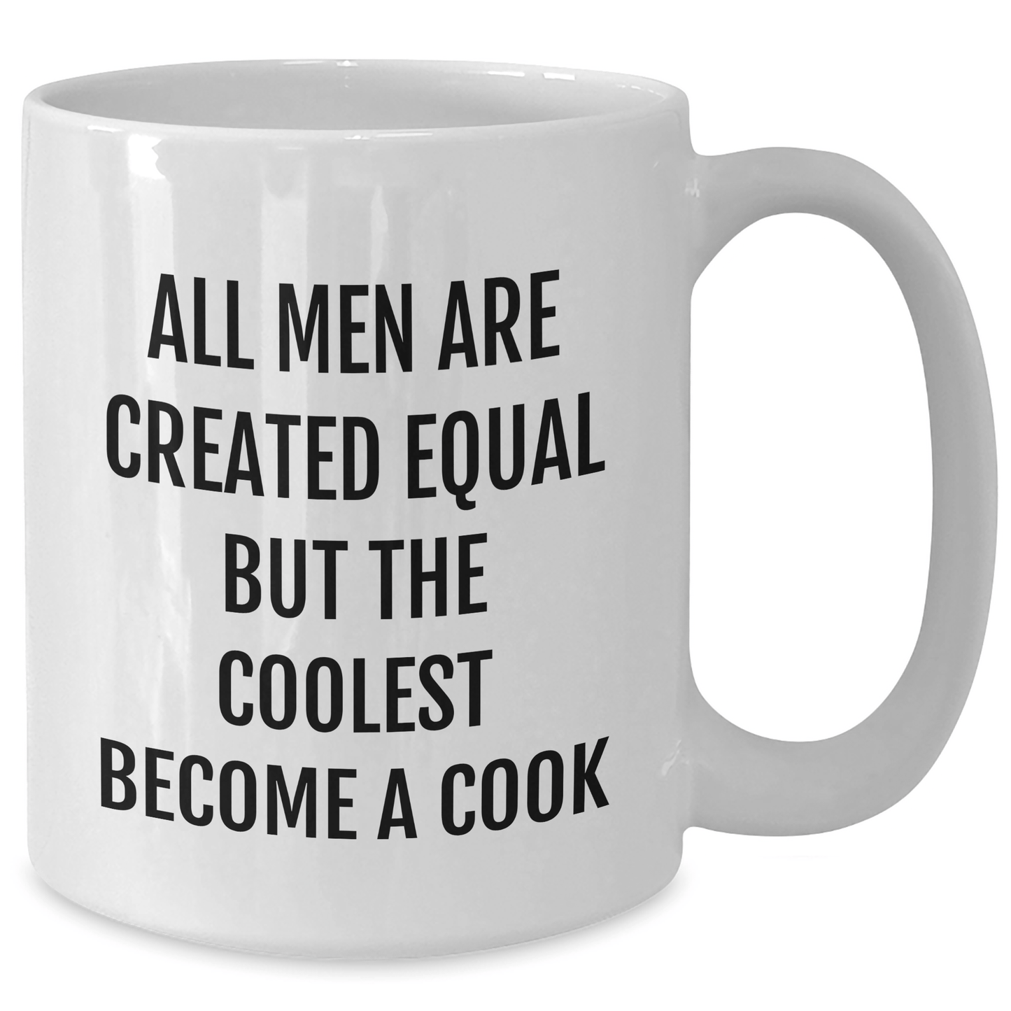 Funny Quote Cook Gifts - White Coffee Mug for Him, Father's Day Unique Gifts from Friends, Family, or Coworkers - The Buy Boom