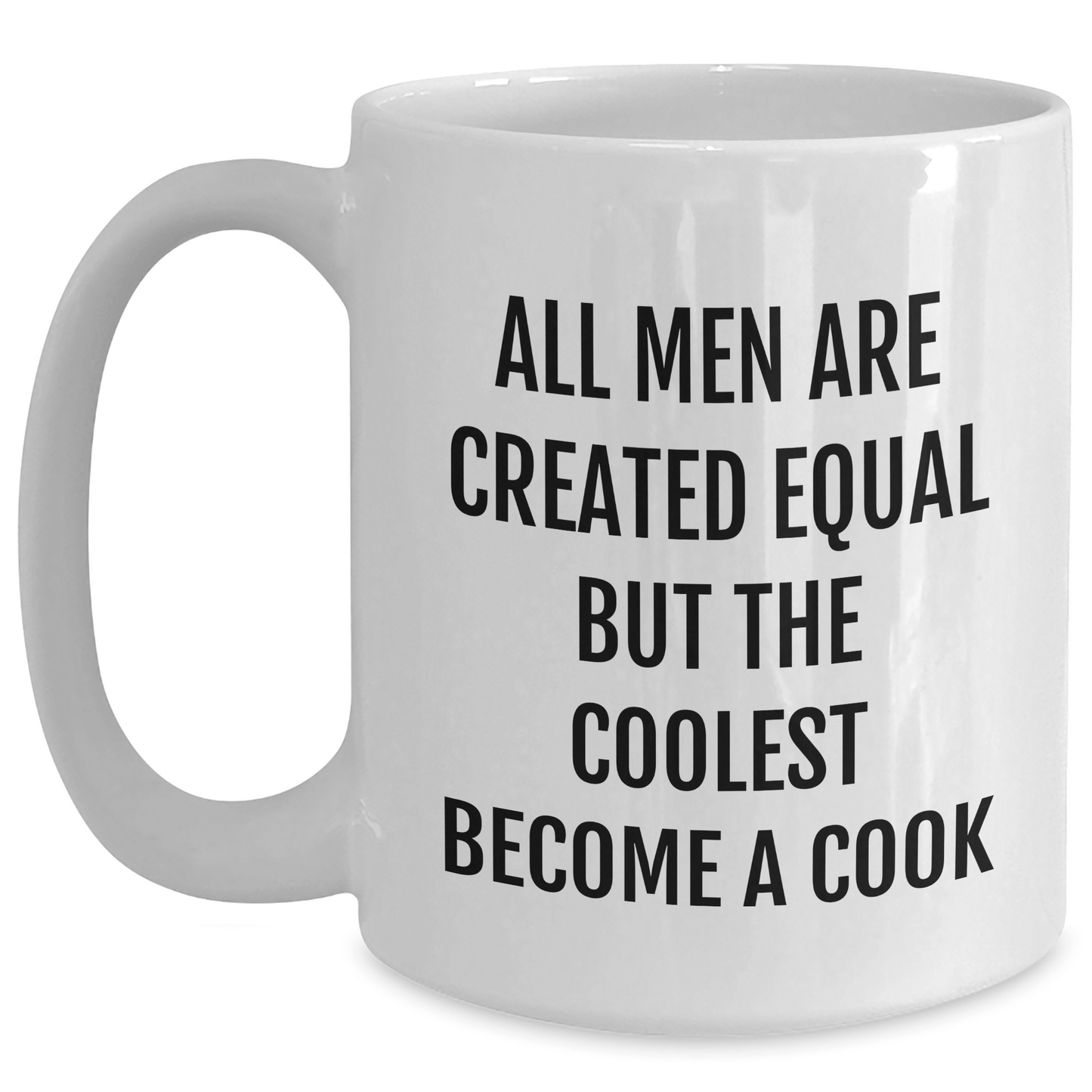 Funny Quote Cook Gifts - White Coffee Mug for Him, Father's Day Unique Gifts from Friends, Family, or Coworkers - The Buy Boom