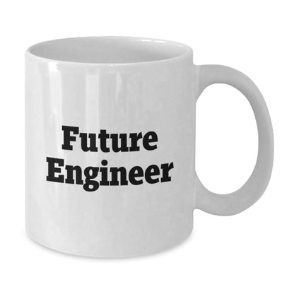 Funny Quote for Future Engineer, White Coffee Mug with Engineer Gifts for Christmas, Unique Engineer Mug from Friends - The Buy Boom