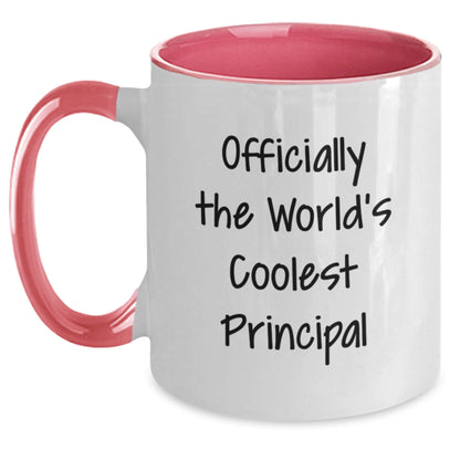 Funny Quote Gifts for Principal from Friends, Principal Two Tone Coffee Mug, Christmas Unique Gifts - The Buy Boom