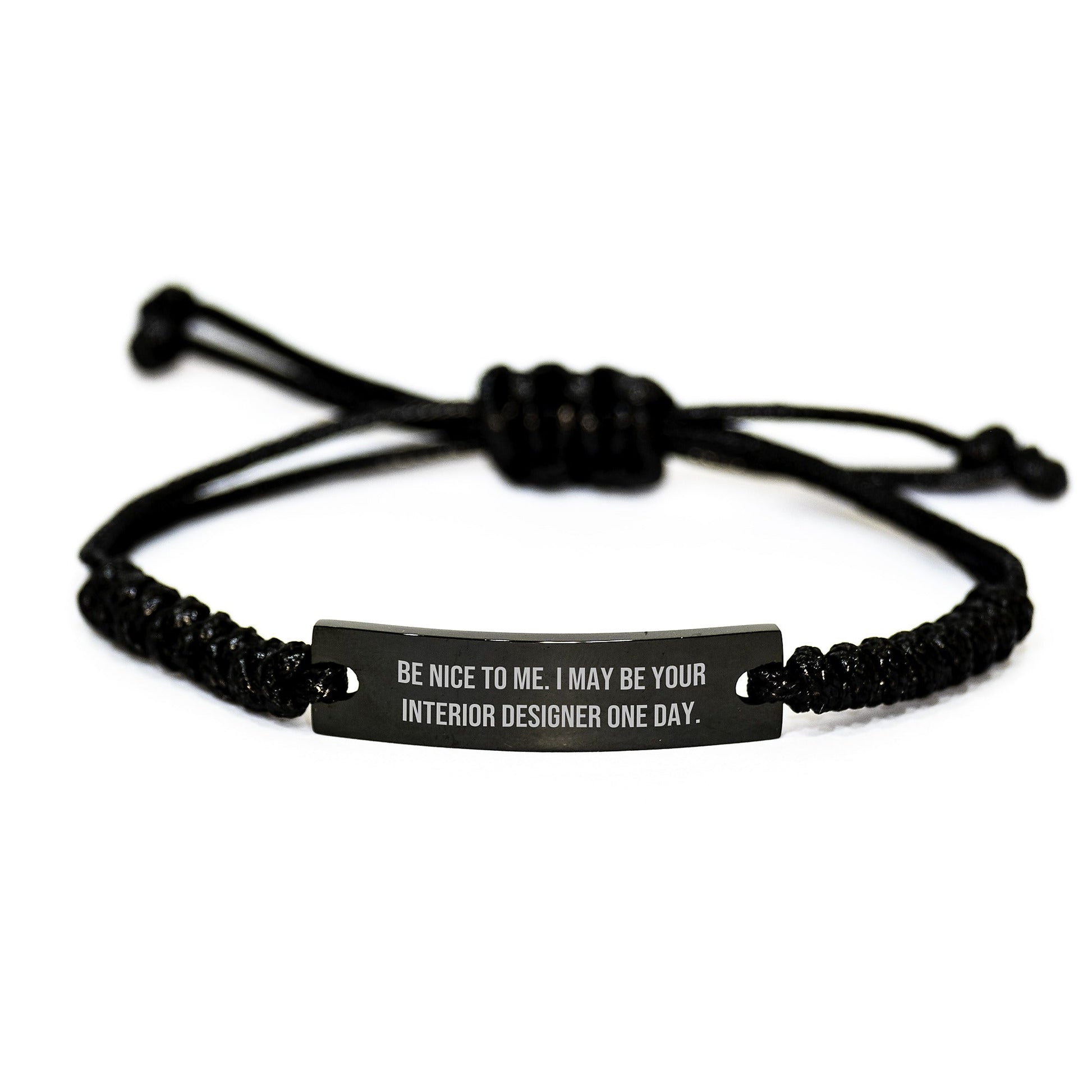 Funny Quote Rope Bracelet Gifts from Friends for Interior Designer Christmas Unique Presents - The Buy Boom
