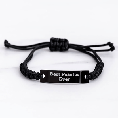 Funny Quotes for Best Painter Ever Rope Bracelet, Gifts from Men to Painter, Unique Father's Day Unique Gifts for Him - The Buy Boom