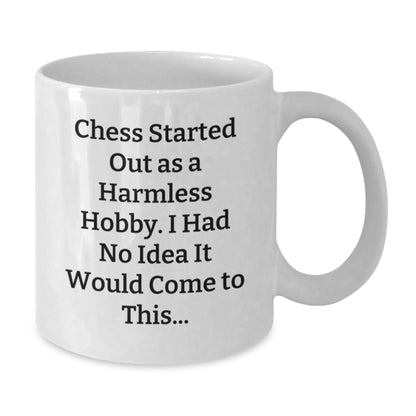 Funny Quotes for Chess Lovers, White Coffee Mug Gifts from Friends, Christmas Unique Presents for Men, Women, Family, and Coworkers - The Buy Boom