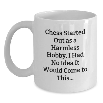 Funny Quotes for Chess Lovers, White Coffee Mug Gifts from Friends, Christmas Unique Presents for Men, Women, Family, and Coworkers - The Buy Boom