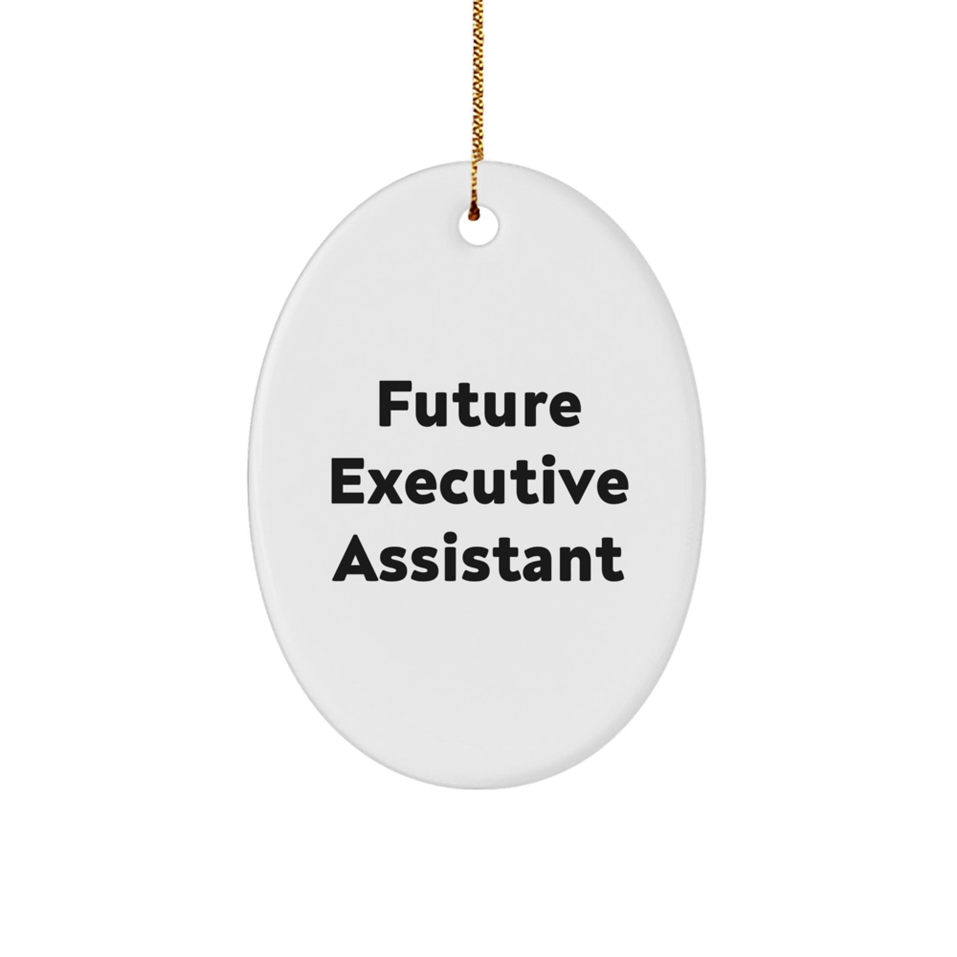Funny Quotes for Executive Assistant Oval Ornaments, Gifts from Friends to Christmas Unique Gifts for Executive Assistant Office Decor - The Buy Boom