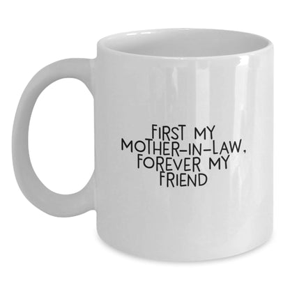 Funny Quotes for Mom - in - law Gifts, White Coffee Mug, Christmas Unique Gifts from Men to Women - The Buy Boom