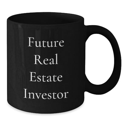 Funny Quotes for Real Estate Investor Gifts from Friends, Black Coffee Mug, Great Present for Future Real Estate Investors This Christmas - The Buy Boom