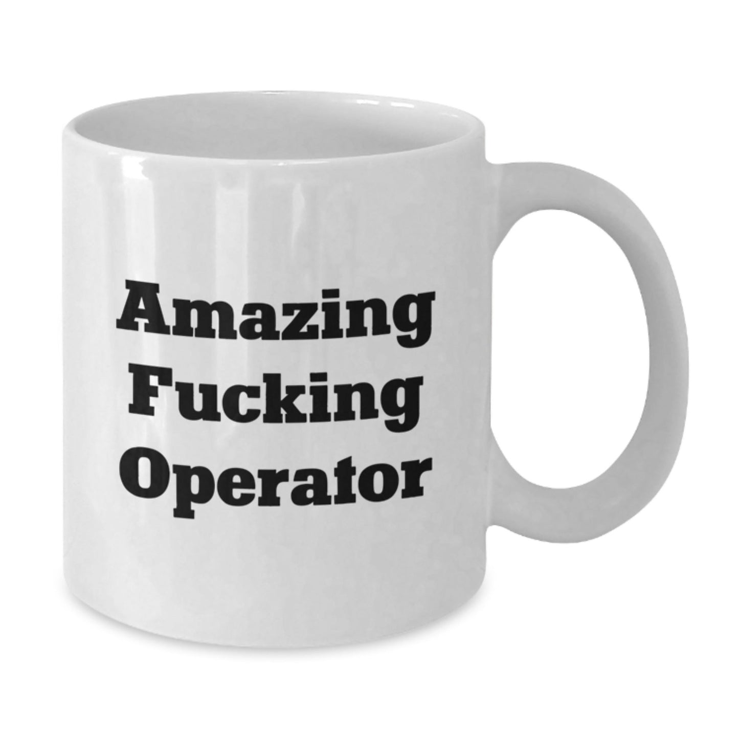 Funny Quotes Operator White Coffee Mugs Gifts for Men from Friends, Operator White Coffee Mugs for Christmas Unique Gifts, Funny Operator White Coffee Mug - The Buy Boom