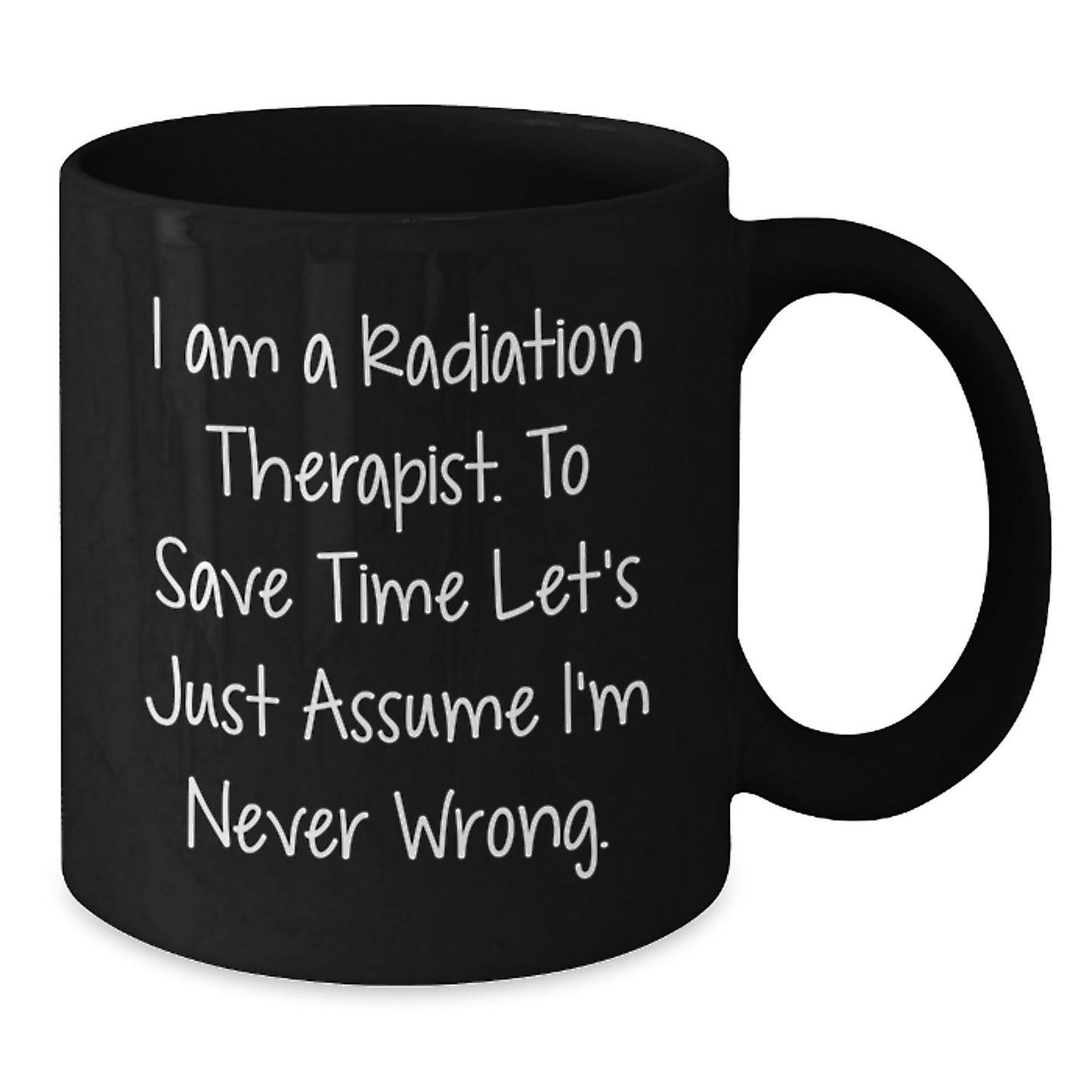 Funny Radiation Therapist Gift Ideas, Black Coffee Mug for Radiation Therapist Friends, Christmas Unique Gifts from Radiology Team - The Buy Boom