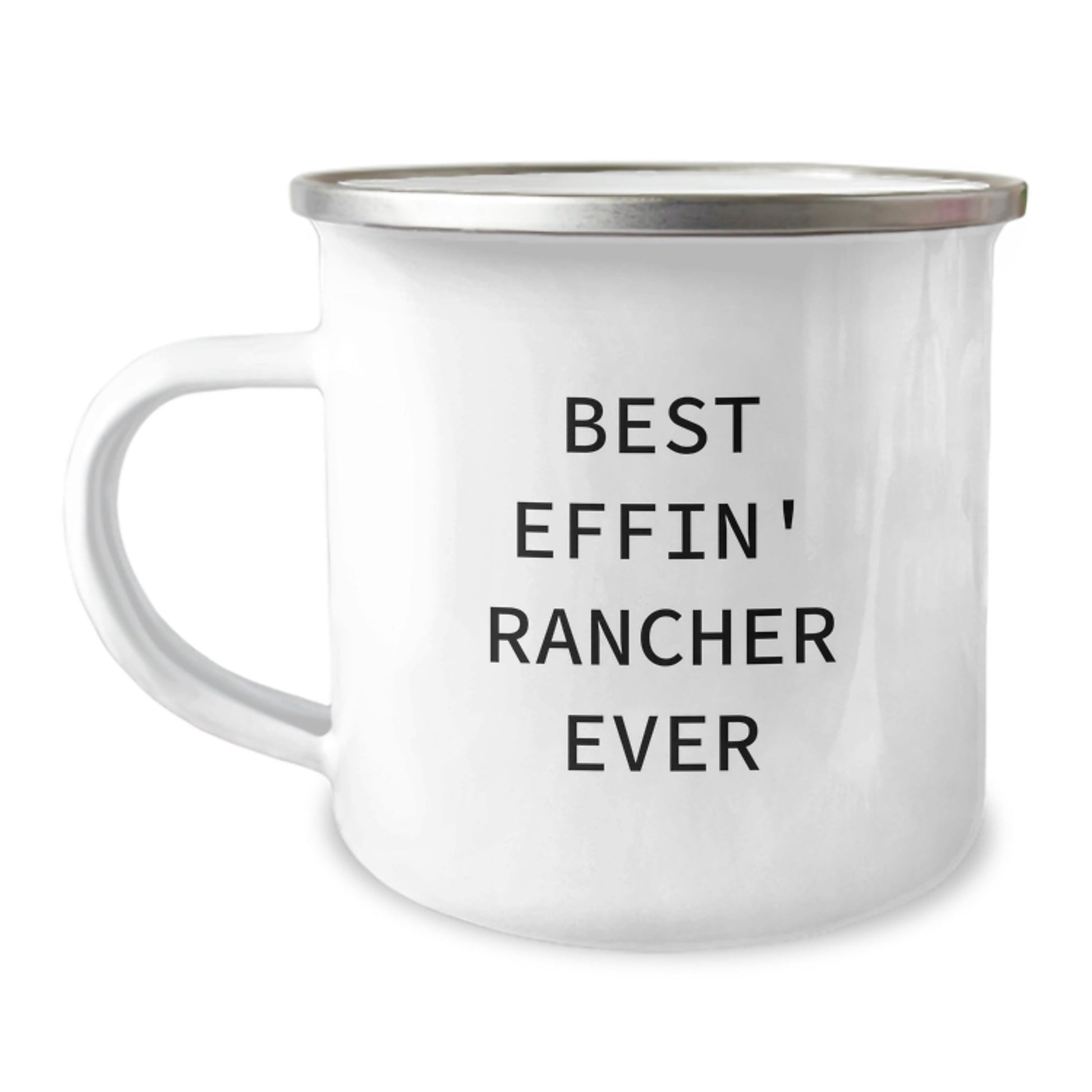 Funny Rancher Gifts for Men, Best Effin' Rancher Ever Camping Mug, Christmas Unique Presents from Family, Friends, Coworkers - The Buy Boom