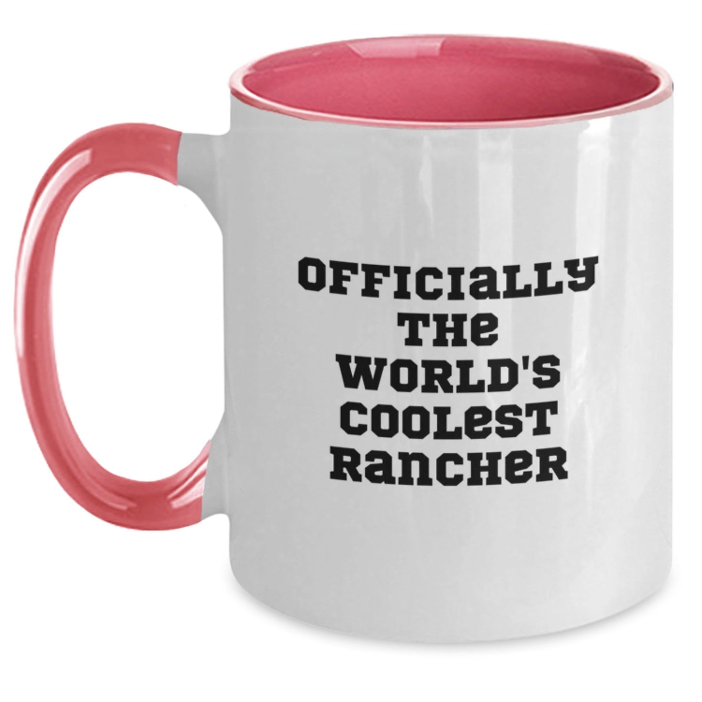 Funny Rancher Gifts from Friends, Two Tone Coffee Mug for Christmas Unique Gifts for Rancher Men - The Buy Boom