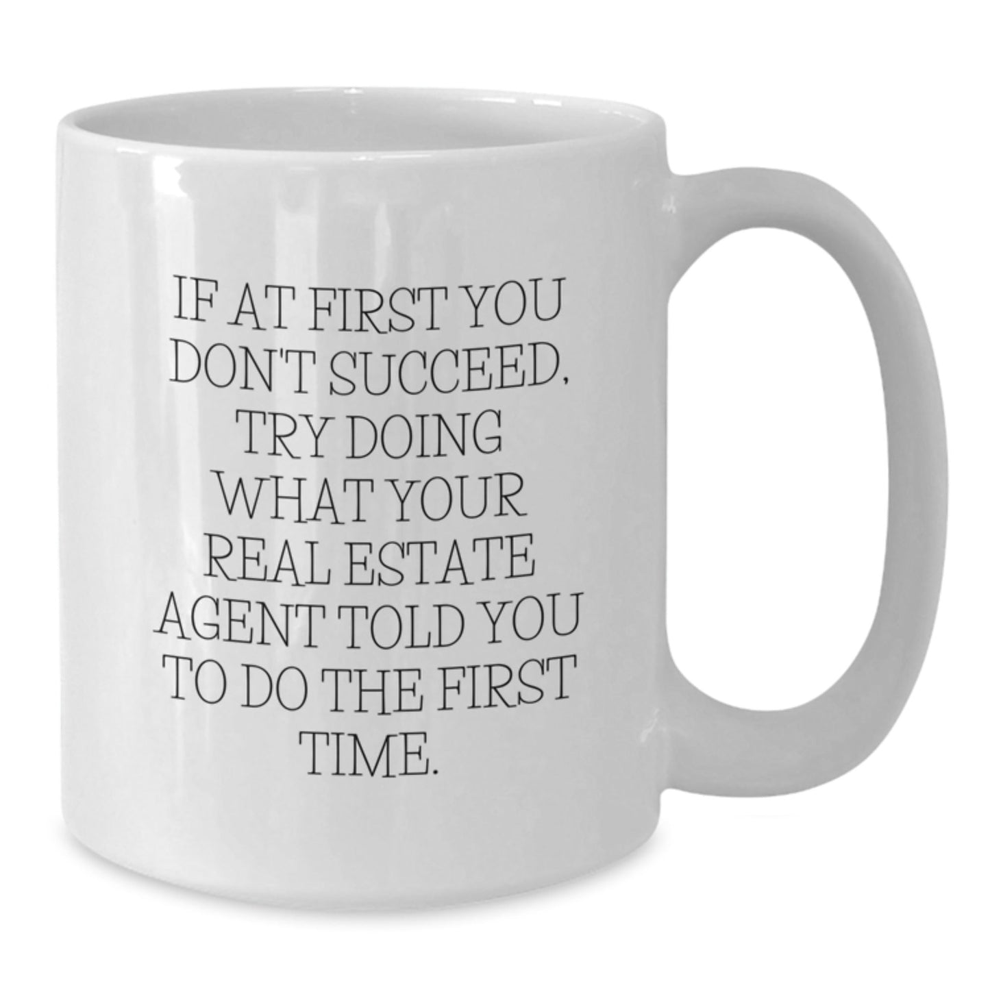 Funny Real Estate Agent Gifts from Friends for Real Estate Agents White Coffee Mug Christmas Unique Presents - The Buy Boom