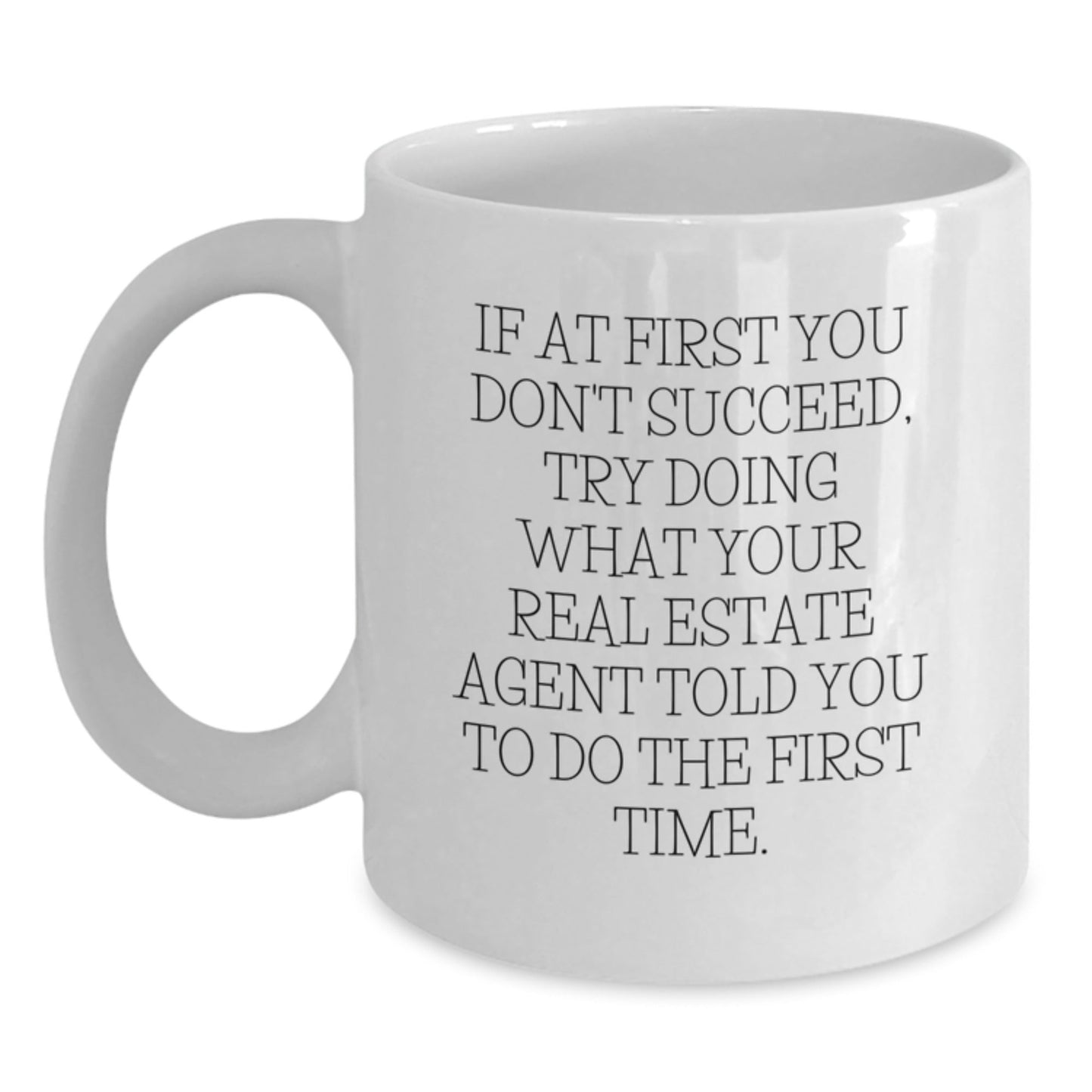 Funny Real Estate Agent Gifts from Friends for Real Estate Agents White Coffee Mug Christmas Unique Presents - The Buy Boom