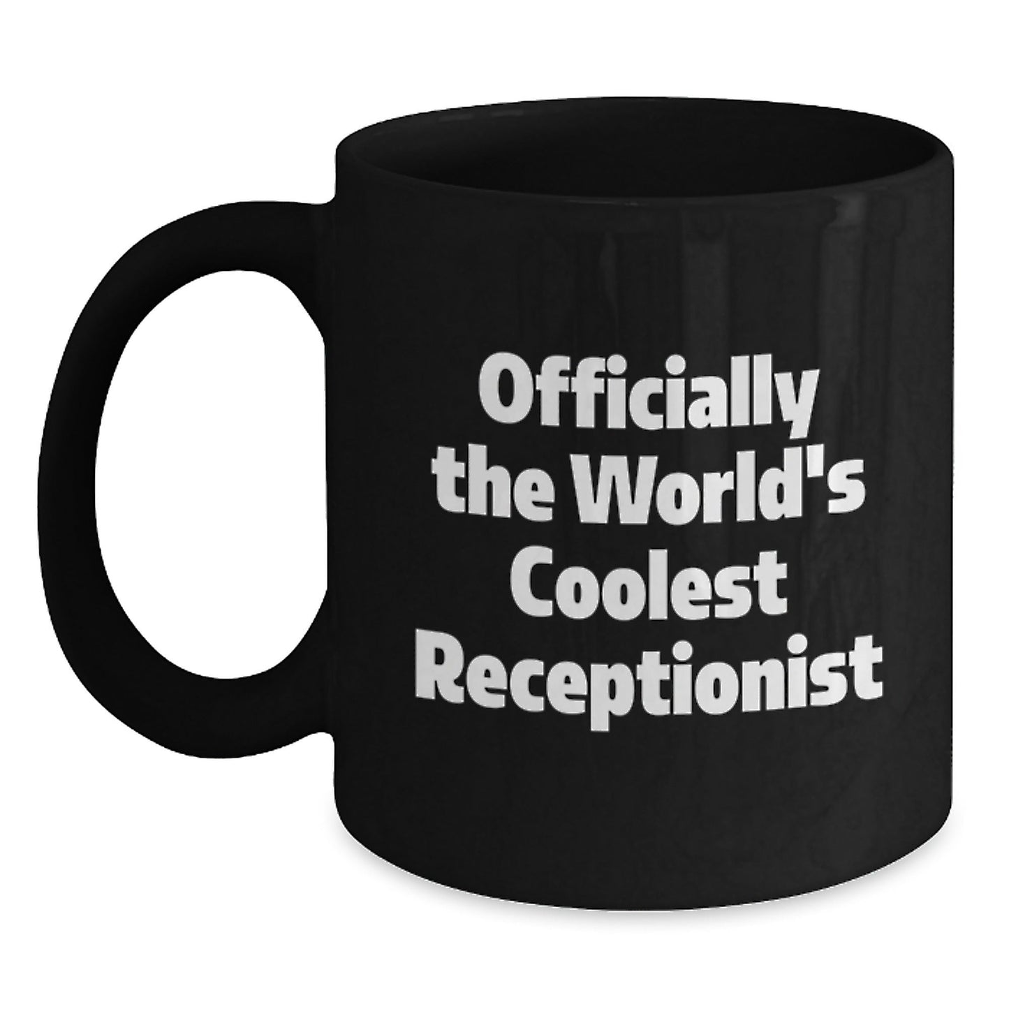 Funny Receptionist Gifts from Friends, Christmas Unique Mugs for Women Receptionists - Officially The World's Coolest Receptionist - The Buy Boom