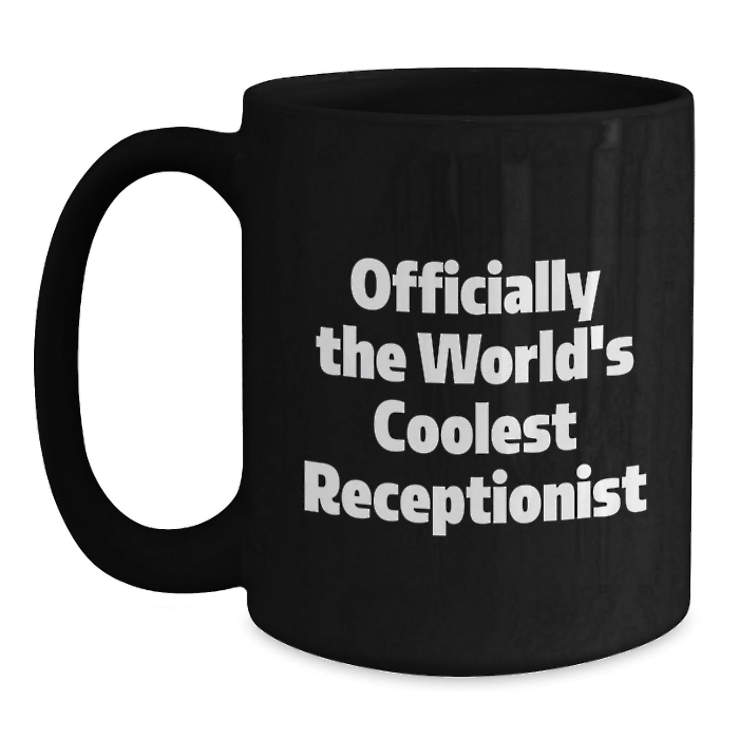 Funny Receptionist Gifts from Friends, Christmas Unique Mugs for Women Receptionists - Officially The World's Coolest Receptionist - The Buy Boom