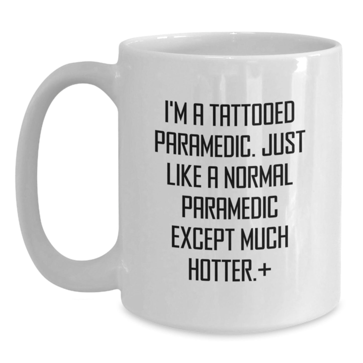 Funny Rescue Worker Christmas Unique Gifts for Rescue Worker Men - Rescue Worker White Coffee Mug, I'm A Tattooed Rescue Worker - 11oz or 15oz Ceramic Mug - The Buy Boom