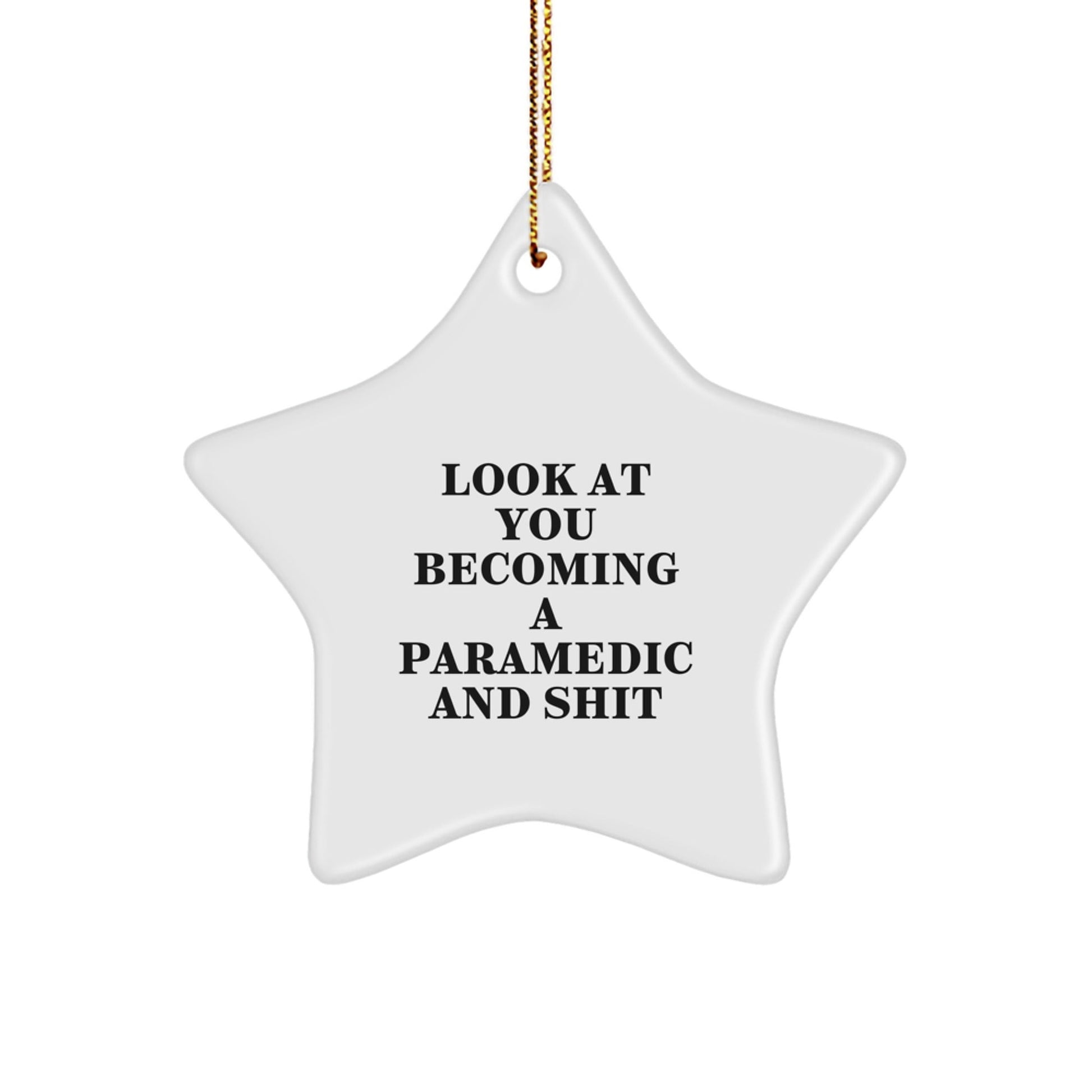 Funny Rescue Worker Gifts for Him or Her - Star Ornament with Inspirational Quote, Gifts from Friends or Family, Christmas Unique Gifts - The Buy Boom