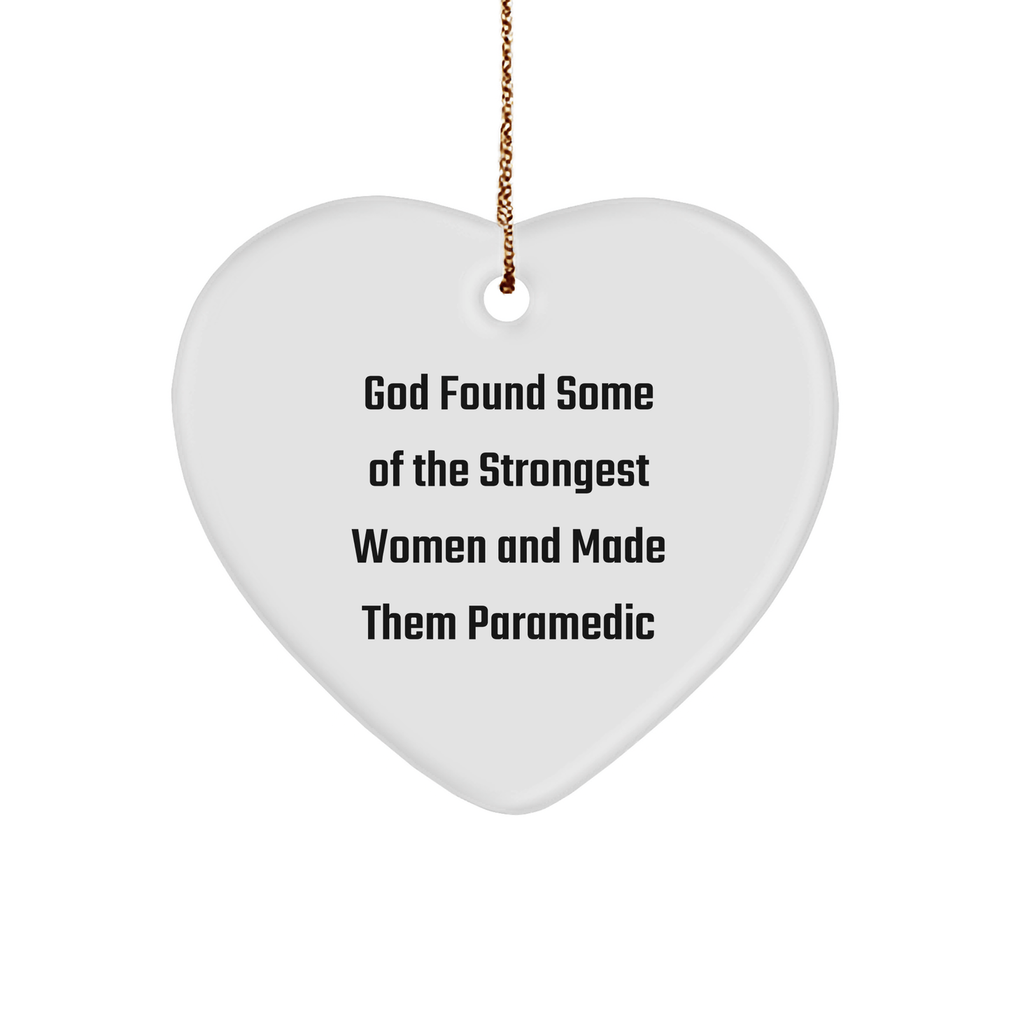 Funny Rescue Worker Gifts from Women Who Made a Difference, Heart Ornament for Rescue Worker, Rescue Worker Love Heart, Christmas Unique Gifts for Rescue Worker Friends and Family - The Buy Boom