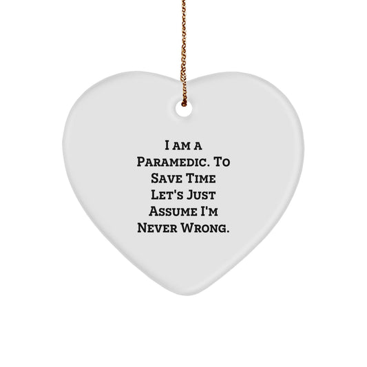 Funny Rescue Worker Gifts, Heart Ornament for Rescue Worker, Christmas Unique Gifts from Friends to Rescue Worker, Inspirational Rescue Worker Heart Ornament - The Buy Boom