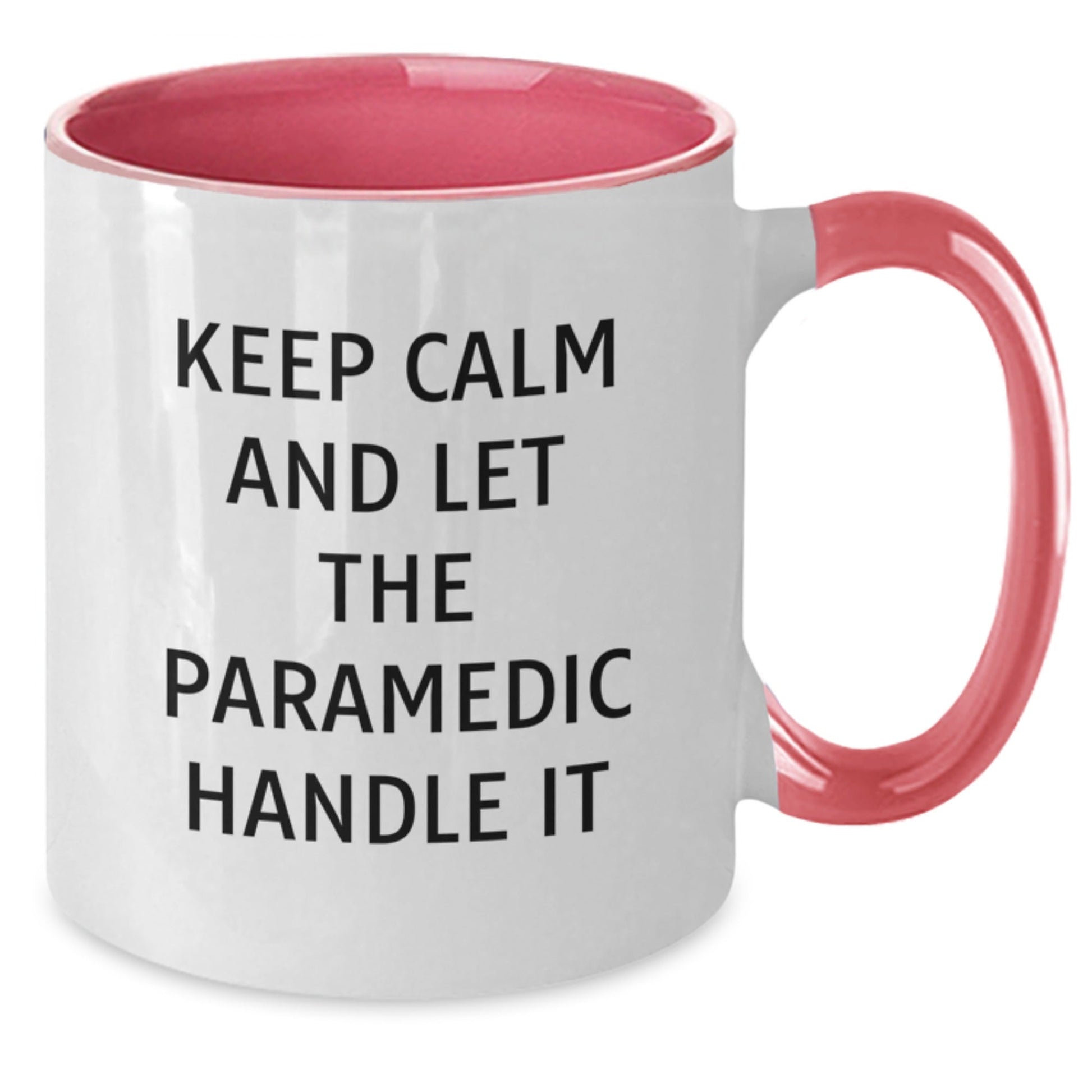 Funny Rescue Worker Gifts, Keep Calm And Let The Rescue Worker Handle It, Two Tone Coffee Mug, Birthday Unique Gifts from Friends, Gifts for Rescue Workers - The Buy Boom