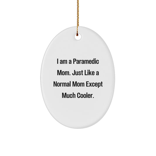 Funny Rescue Worker Mom Gifts - Rescue Worker Oval Ornament for Rescue Worker Women, Rescue Worker Mom, Rescue Worker Christmas Unique Gifts from Family for Rescue Worker Friends - The Buy Boom